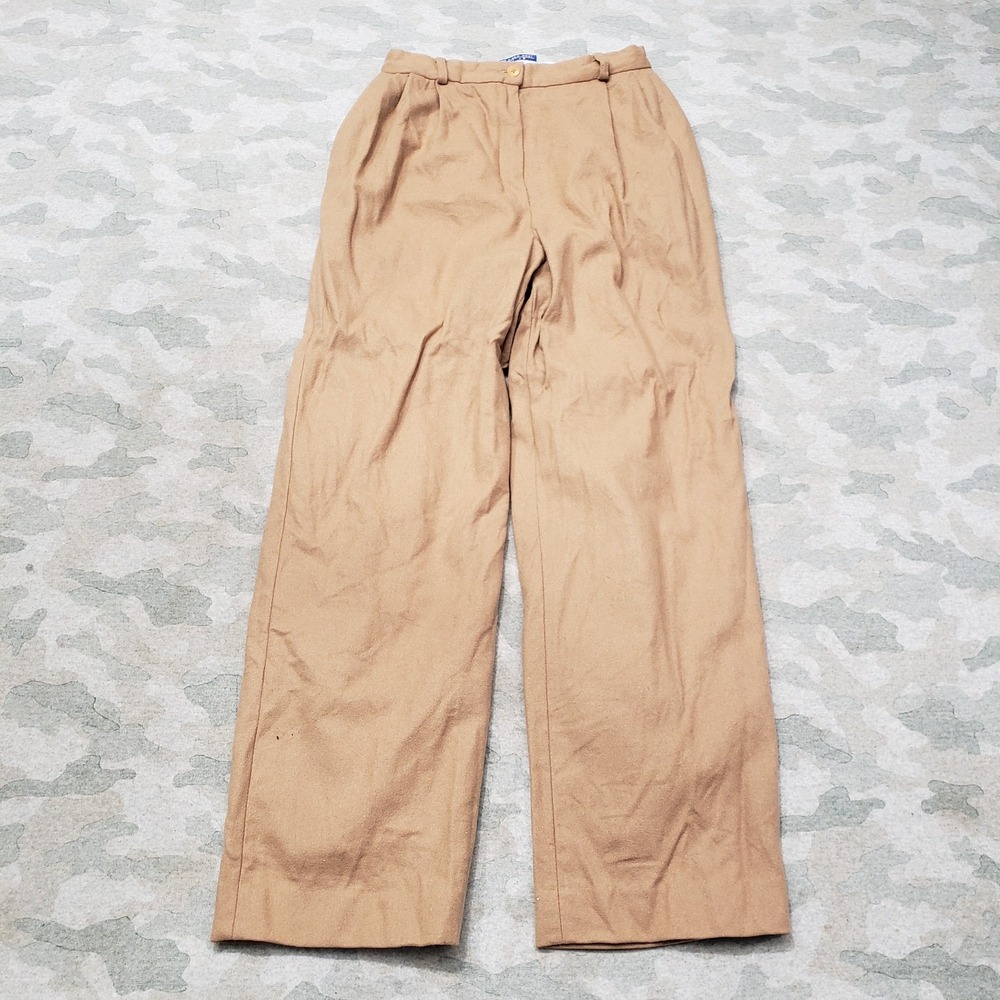 Vintage Pendleton Pants Womens 8 Brown Pockets Straight‎ Leg Wool
